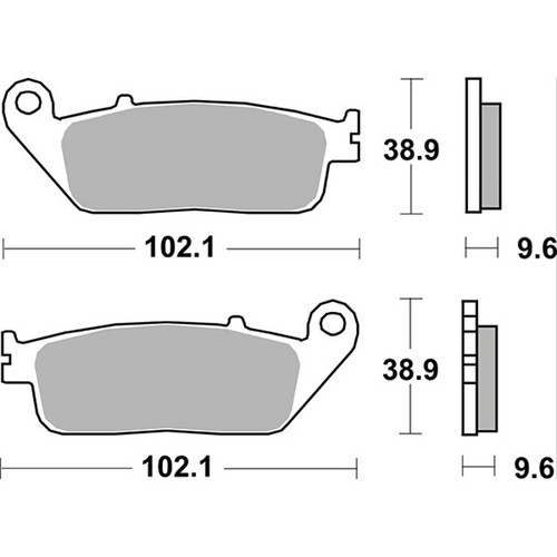 Ant racing brake pads sbs - brake,