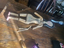 Antique Grodnertal Wooden Peg