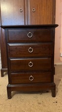 4 Drawer Stag Minstrel Bedside