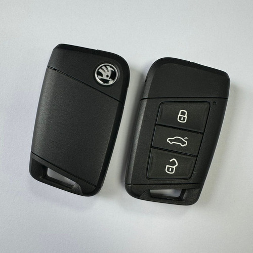 Skoda smart key fob - 3, button