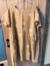 Linen Dress One Size Fits