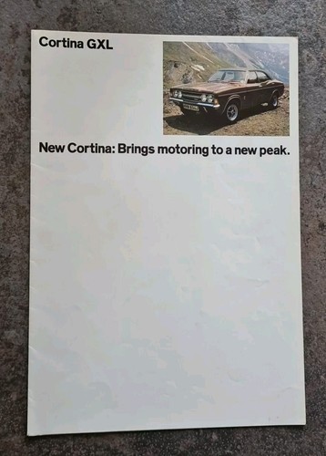 Ford cortina mk3 gxl - ford, sales