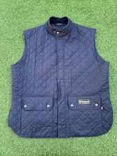 Belstaff Gilet Men XXXXL Uk48 IT58 Blue Panther And  Trialmaster Liner