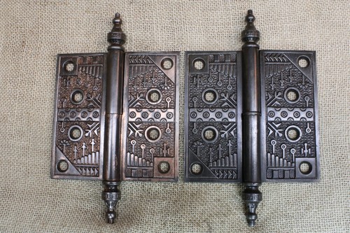 Old door hinges - 4, x4”