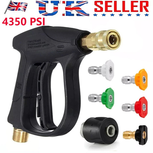 Short pressure washer gun - washer,