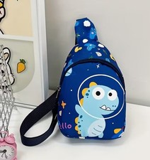 Dinosaur kids bag  blue unisex