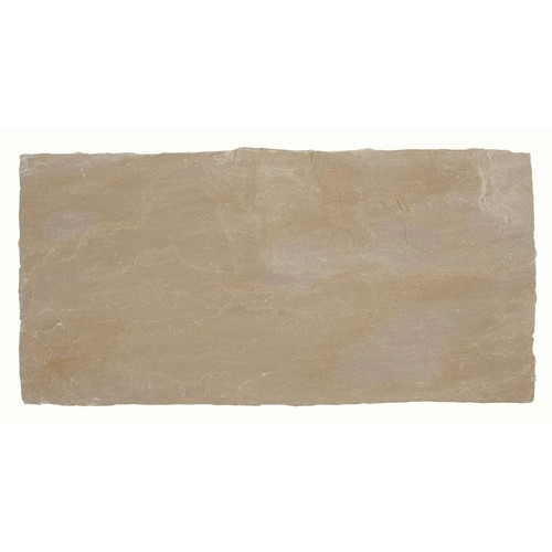 Buff sandstone paving slabs - paving,