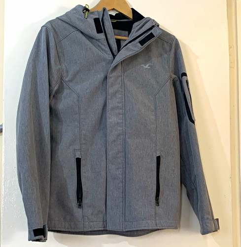 Hollister men grey hooded - hollister, men's