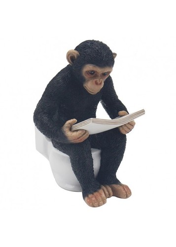 Loo time reading book monkey - loo,