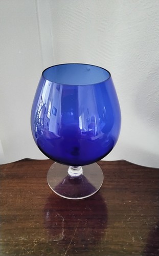 Vintage brandy balloon blue - brandy,