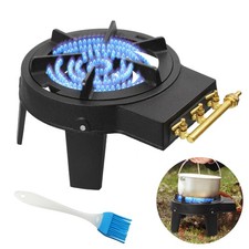 Cast Iron Gas Burner Ring Cast Iron Large Boiling LPG Cooker Catering Stove Tool
