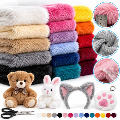 Fur fabric short pile for - fabric, soft