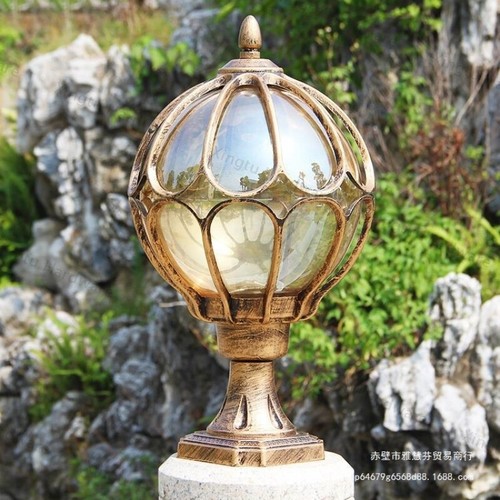 Outdoor pillar light - pillar, garden
