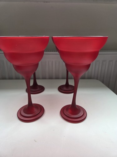 Large ruby red - ruby, glasses