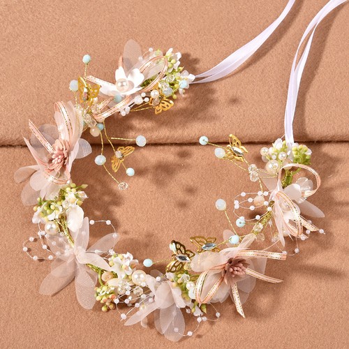 Girl floral crown headband - floral,
