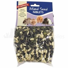 Mr Johnson Mixed Seed Niblets Small Animal Mouse Gerbil Rat Rodent Treats