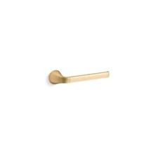 KOHLER Cursiva Towel Ring in Vibrant Brushed Moderne Brass K-R26689-2MB