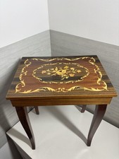Vintage Inlaid Wood Italian