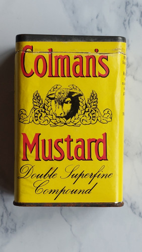 Vintage colmans mustard - colmans, tin
