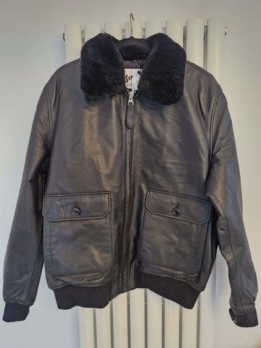 Schott black leather - schott,