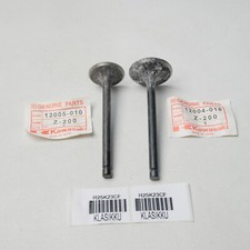 Kawasaki KZ200 Z200 KLT200 Inlet Exhaust Valve Pair OEM 12005-010 & 12004-018