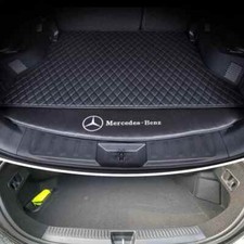For Mercedes Benz Trunk Mat Pu Leather Mat Rear Carpets Car Floor Mats Customize