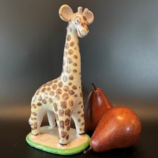 Guido Gambone Italy ~ Mid-Century Modern Ceramic Giraffe Figurine / Sculpture