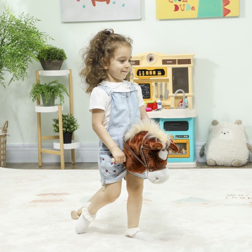 Stick horse with wood - horse,