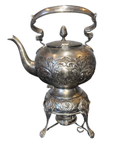 Antique silver plated tea - silver,