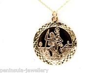 9ct Gold 22mm St Christopher