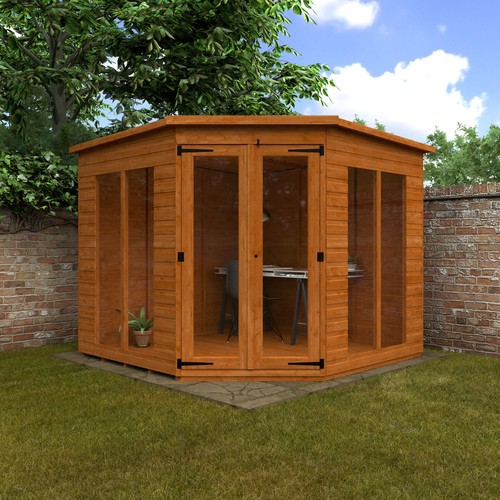 Corner summerhouse outdoor - corner,