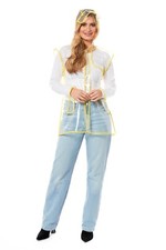 Womens CLEAR Raincoat Ladies