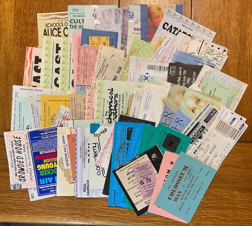 Original concert tickets - original,