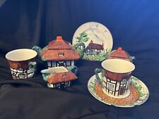 John Maddock & Sons, England Royal Vitreous 'Thatched Cottage Ware'