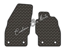 CUSTOM FIT VAUXHALL CORSA VAN CAR FLOOR MATS IN RUBBER FROM 2006 ONWARDS 4 CLIPS