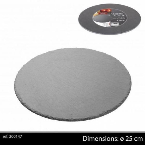 Ardoise tableware round - tableware,
