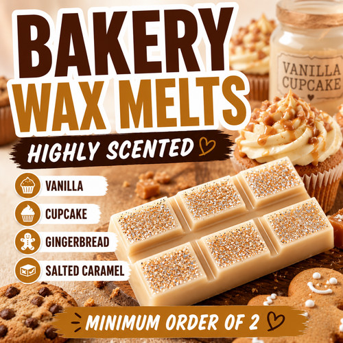 Bakery wax melts - melts, bars