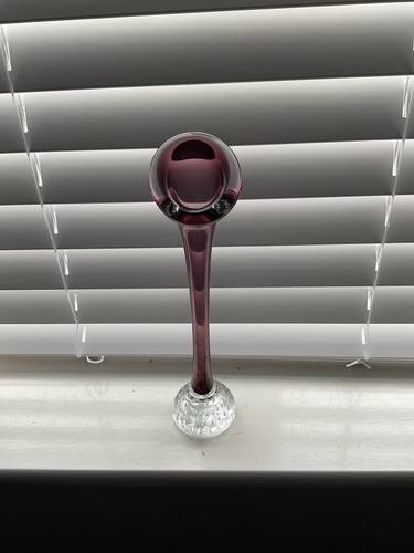 Purple glass stem - purple,