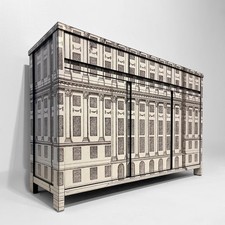 Retro sideboard decorated with