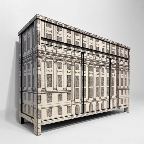 Retro sideboard decorated - , with