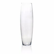 60cm Tall Cylinder Transparent Glass Flower Vase Decoration Home Wedding Decor