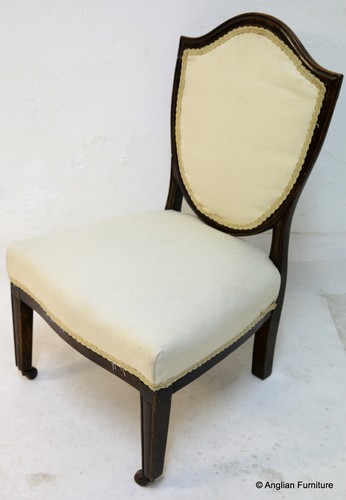 Edwardian nursing chair with - chair,