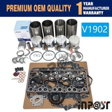 V1902 New Overhaul Rebuild Kit For Kubota engine THOMAS Loader T173 T133 784
