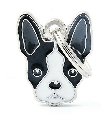 Boston terrier dog tag - boston, id