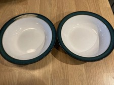 2 Denby Greenwich Rimmed Bowls