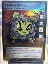 Neopets 2004 TCG Mutant Babaa NM (10/100) Return of Dr. Sloth Ultra Rare Holo