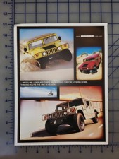 1999 Hummer Humvee H1 Brochure