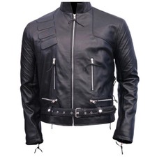 Men’s Black Cafe Racer Biker
