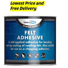  Bond It Black Felt Adhesive Roofing Felt Tools DIT Building Trade 1/2.5/5/25L