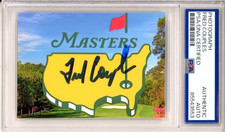 FRED COUPLES SIGNED MASTERS GOLF LOGO PHOTO PHOTOGRAPH PSA DNA COA AUTOGRAPHED